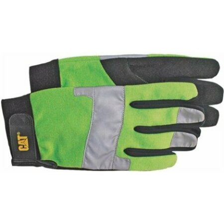 CAT GLOVES Gloves LG Hi Vis Padded Palm CAT012214L